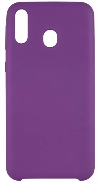 Накладка Silicone Cover для Samsung Galaxy A30 (2019) Фиолетовая