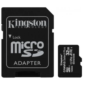 Карта памяти Kingston 32GB MicroSDHC Class 10 + SD адаптер 100мб/с