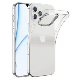 Чехол для iPhone 13 Pro Max силиконовый, прозрачный