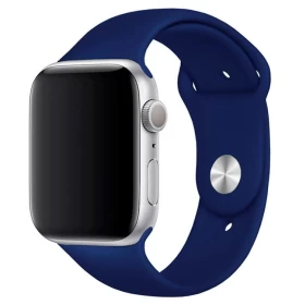 Ремешок для Apple Watch 42мм силикон, Тёмно-синий