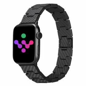 Ремешок Wiwu Carbon для Apple Watch 42/44/45/49мм, Чёрный
