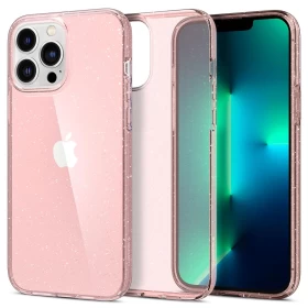 Чехол Spigen Liquid Crystal Glitter для iPhone 13 Pro Max, Розовый (ACS03199)