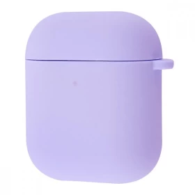Чехол Silicone Case для наушников AirPods, Ligth Purple