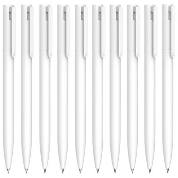 Набор гелевых ручек Mijia Gel Ink Pen MJZXB01WC 10 шт. (Белые). Фото 1