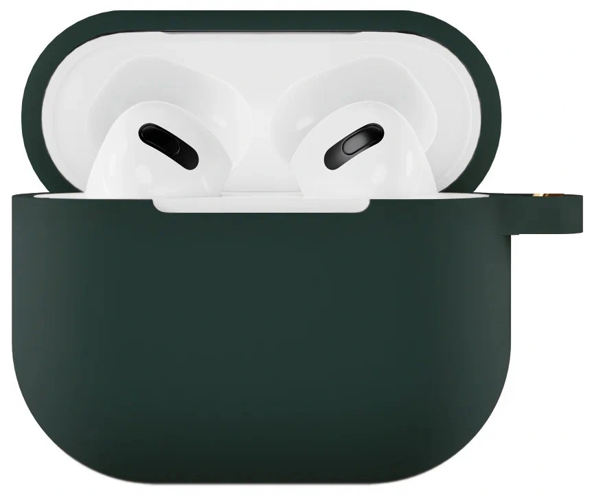 Чехол Silicone Case для наушников AirPods 3, Dark Green. Фото 1