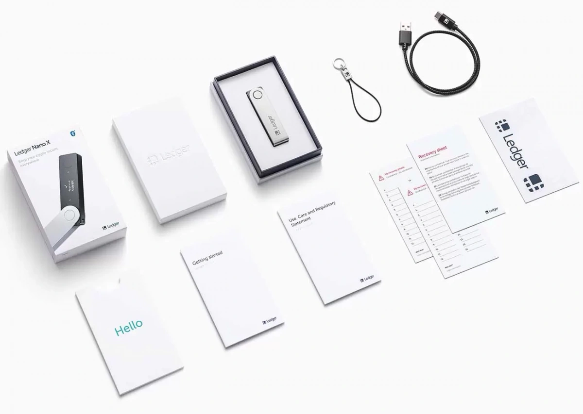 Аппаратный кошелек Ledger Nano X Black. Фото 7