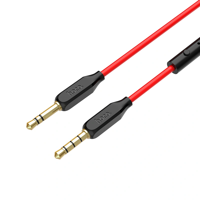 Кабель AUX Hoco Audio cable 3.5mm to 3.5mm, Black (UPA12). Фото 2