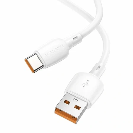 Кабель Borofone BX93, USB - USB Type-C, 6A, 100W, 1м, White. Фото 2