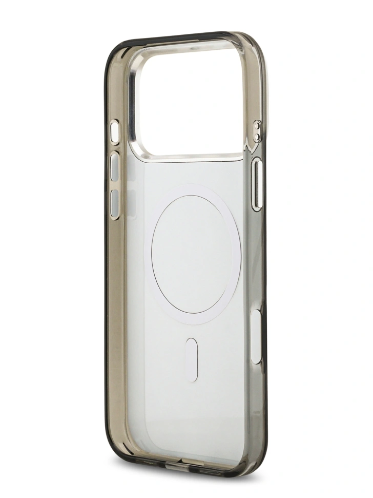 Накладка Lagerfeld для iPhone 17 Pro Max IML RSG logo Metal camera (MagSafe), Чёрная (KLHMP17XHKRSGPK). Фото 7