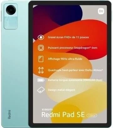 Планшет Redmi Pad SE 8/128Гб Wi-Fi, Мятно-зелёный. Фото 1