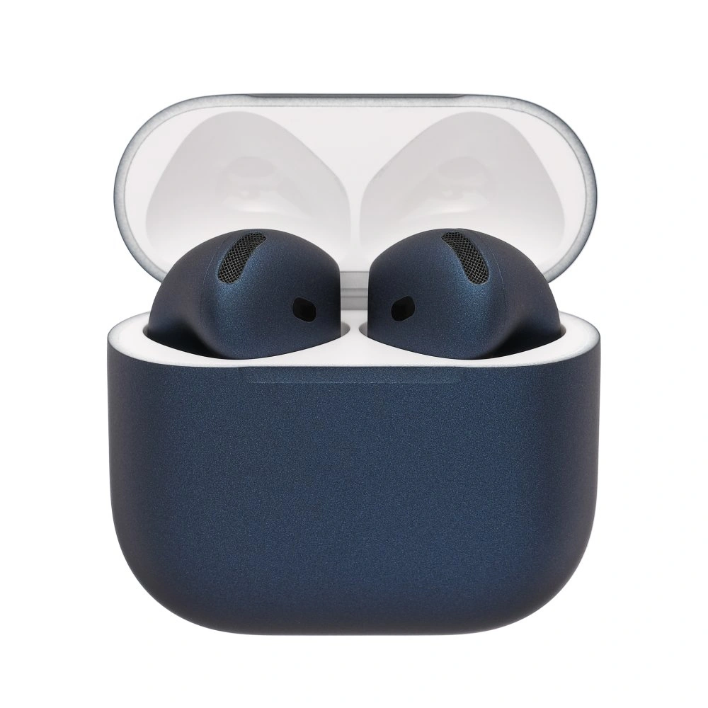 Беспроводные наушники Apple AirPods 4 ANC Color (Синий матовый). Фото 1