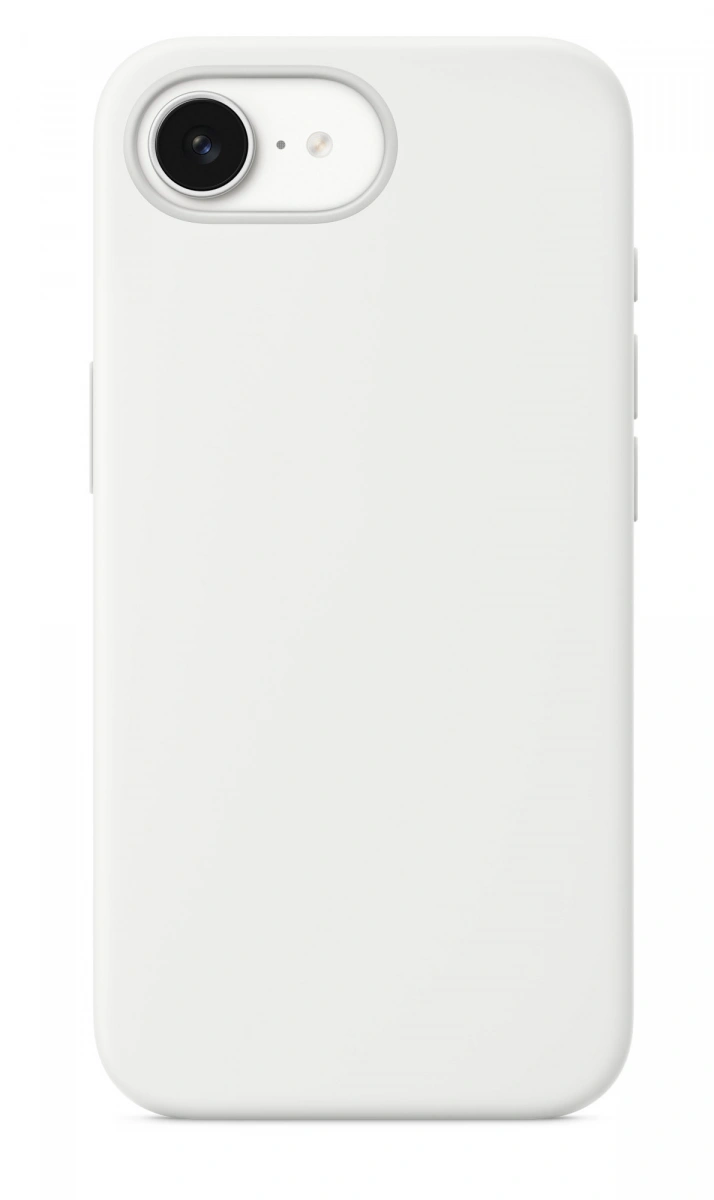 Накладка Silicone Case With MagSafe для iPhone 16e, White. Фото 1