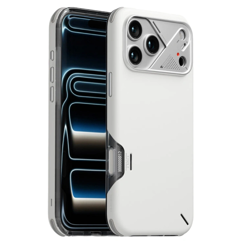 Накладка Aulumu для iPhone 17 Pro Max A17 Slim Shockproof, Белая (A17-SP-WT-PM). Фото 2