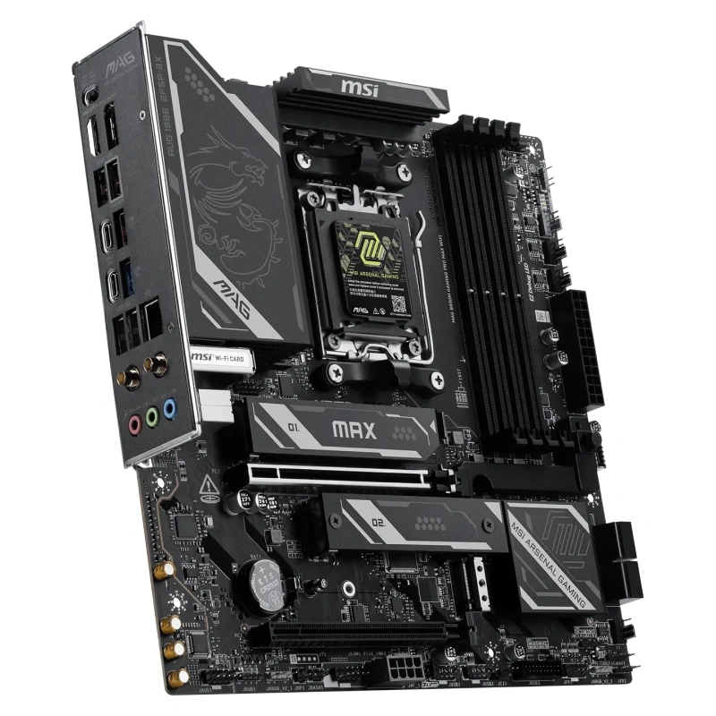 Материнская плата MSI B850M GAMING PRO MAX (AM5, mATX). Фото 3