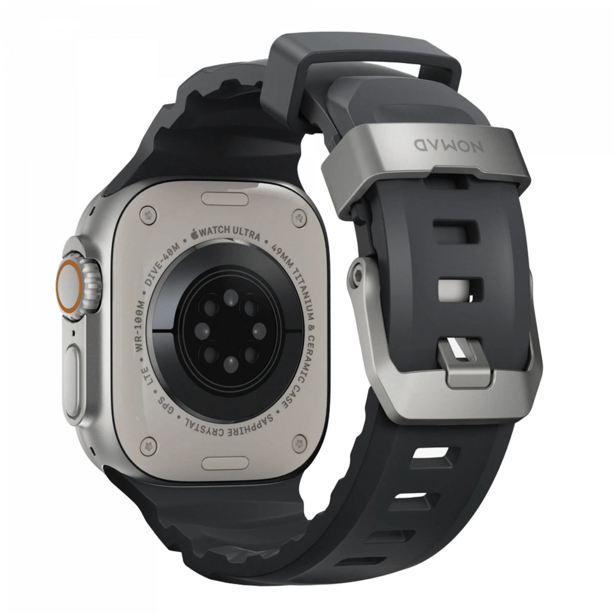 Ремешок Nomad Rocky Point Band для Apple Watch 42/44/45/49мм, Natural/Storm (NM013596858). Фото 2