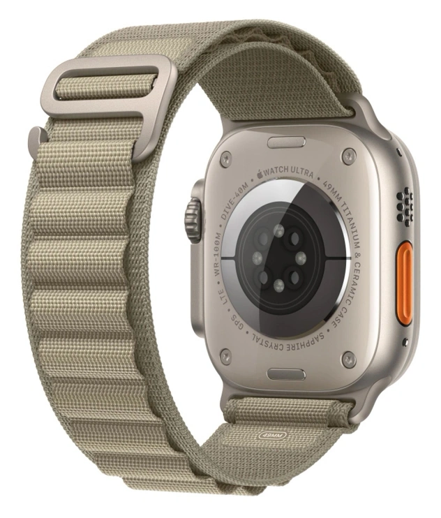 Ремешок Wiwu Ultra Loop для Apple Watch 44/45/46/49мм, Olive (Wi-WB007). Фото 1
