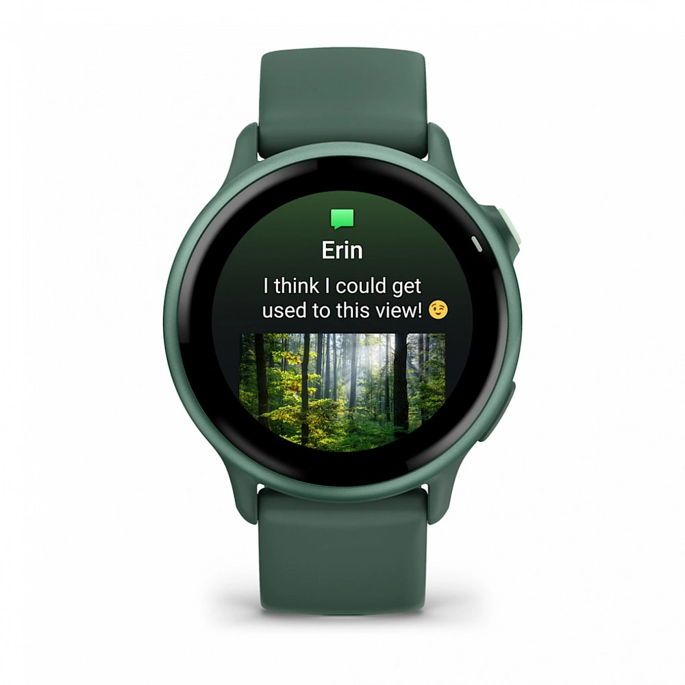Умные часы Garmin Vivoactive 6 Metallic Jasper Green with Jasper Green Band (010-02985-42). Фото 2