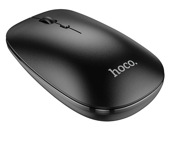 Мышь беспроводная Hoco GM15 Business, Bluetooth V3.0+5.0, 800-1600dpi, 2,4G, Чёрная. Фото 2