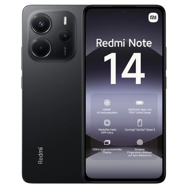 Смартфон Redmi Note 14 8/128Гб Чёрный. Фото 7