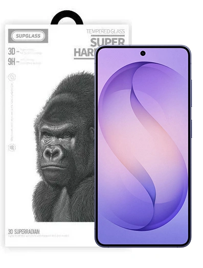 Защитное стекло SupGlass для Samsung S26 Ultra Tempered Glass Super Hardness  SG-11, Чёрное. Фото 1