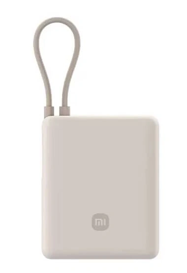 Внешний аккумулятор XiaoMi Power Bank Wireless 33W 10000mAh с кабелем USB-C PB1033MI, Бежевый (BHR9360CN). Фото 1