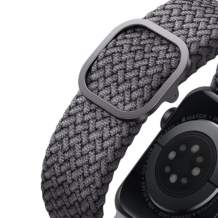Ремешок Uniq для Apple Watch 38/40/41/42мм ASPEN Strap Braided, Grey (40MM-ASPGRY). Фото 3