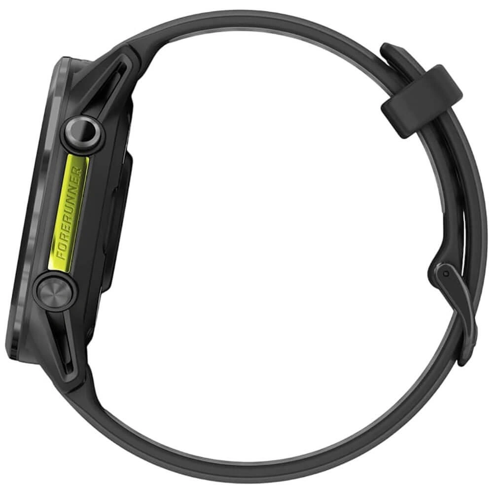 Умные часы Garmin Forerunner 970 Carbon Gray DLC Titanium, Чёрно-серый ремешок (010-02969-10). Фото 7