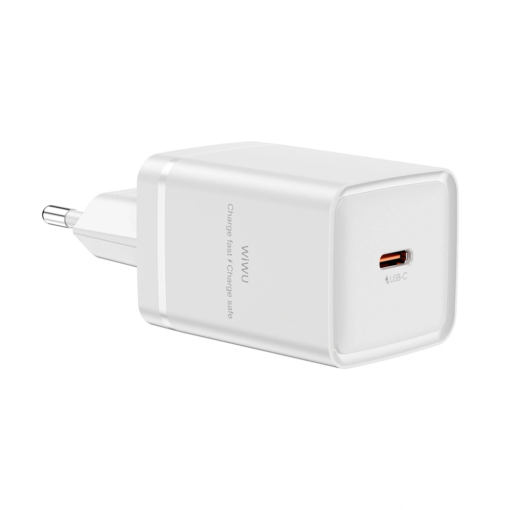 Сетевое зарядное устройство Wiwu Essen Fast Charge Travel Adapter Type-C 45W Wi-G036, Белое. Фото 2