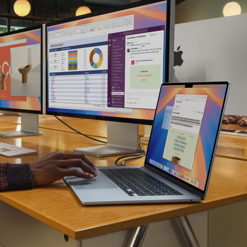 Apple MacBook Air 15" 2025 Серебристый (MC6J4) (M4, 10C CPU/10C GPU, 24 ГБ, 512 ГБ SSD). Фото 7