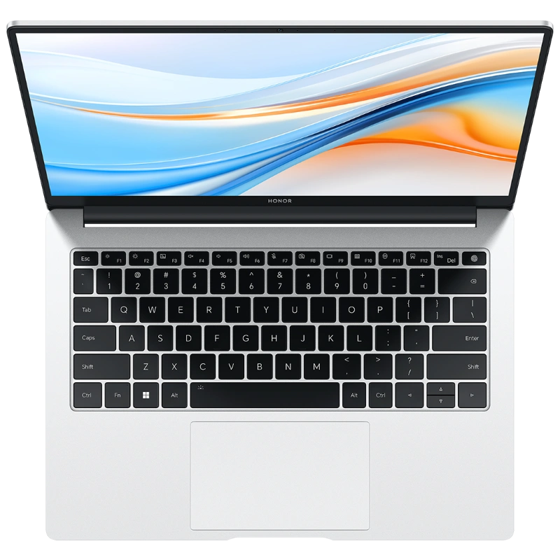 Honor MagicBook X14 Plus Серебристый (FMI-76) (5301AJMC) (14", Ryzen 7 8845HS, 16ГБ, 512ГБ SSD, AMD Radeon 780M, Windows 11). Фото 2