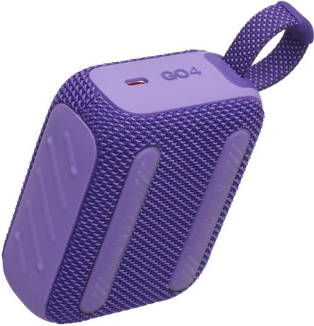 Беспроводная акустика JBL Go 4 Фиолетовая (JBLGO4PUR). Фото 5