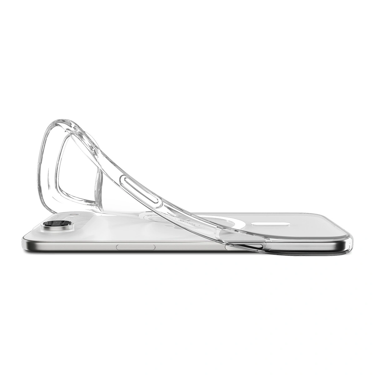 Накладка Spigen Liquid Crystal (MagSafe) для iPhone Air, Прозрачный белый (ACS10395). Фото 6