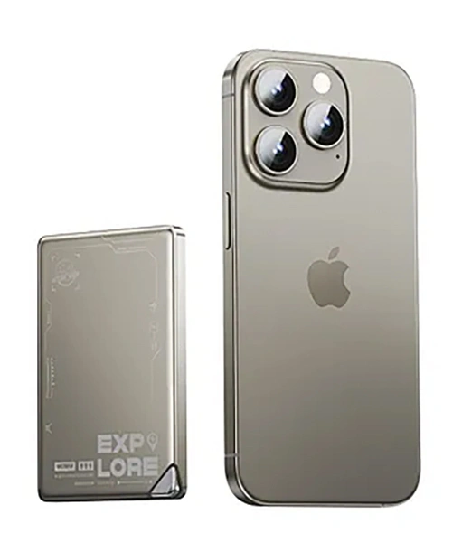 Внешний аккумулятор Wiwu Magnetic Wi-P019 5000mAh, Titanium Alloy. Фото 2