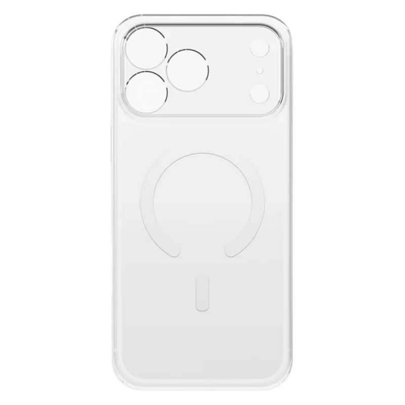 Накладка Uniq AirSuit MagSafe для iPhone 17 Pro, Прозрачно-белая (IP6.3P(2025)-ASMGCLRW). Фото 3