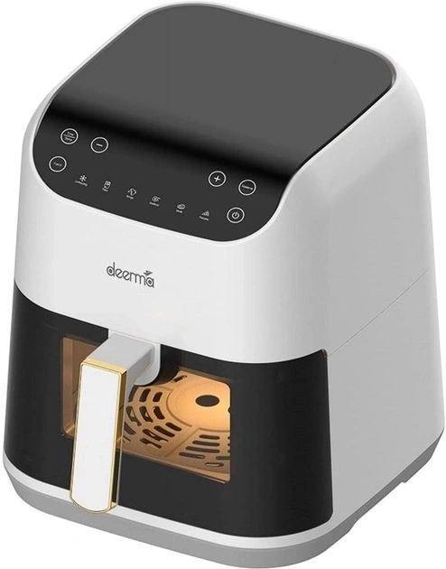 Аэрофритюрница Deerma Air Fryer KZ130, White (DEM-KZ130W). Фото 3