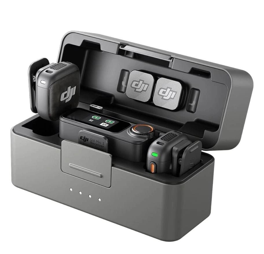 Микрофон беспроводной DJI Mic 3 Wireless Microphone (2TX+1RX) (DMT03). Фото 1