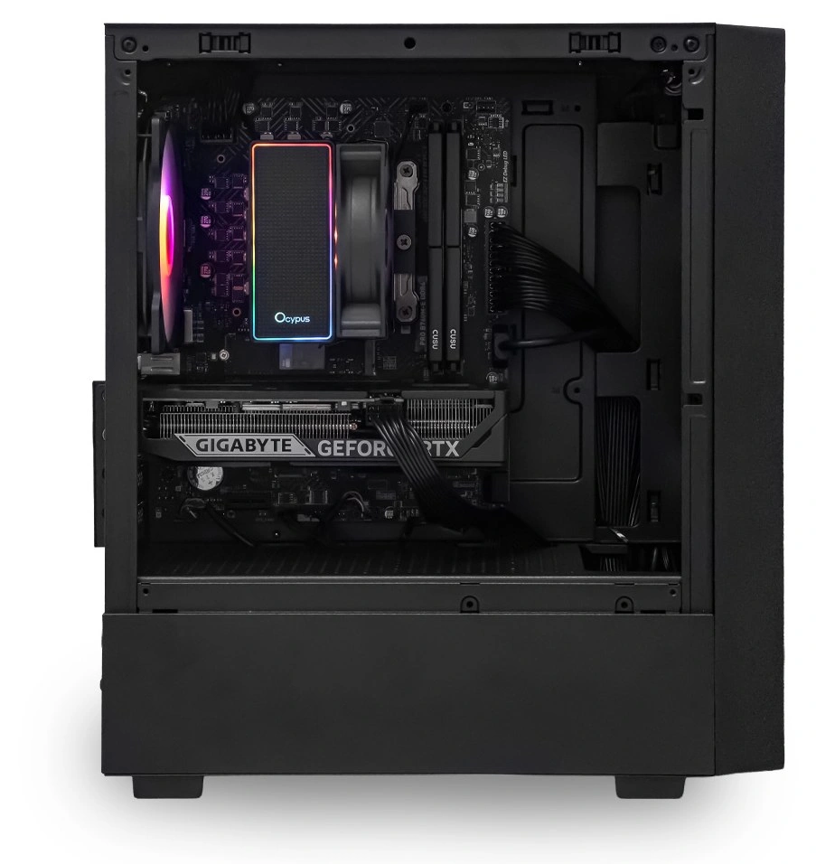 Системный блок CORE M (SM02 Intel Core i5-12400F, 32Гб DDR4, Gigabyte RTX5060, SSD 1Тб M.2, MSI B760M-E, 650Вт). Фото 3