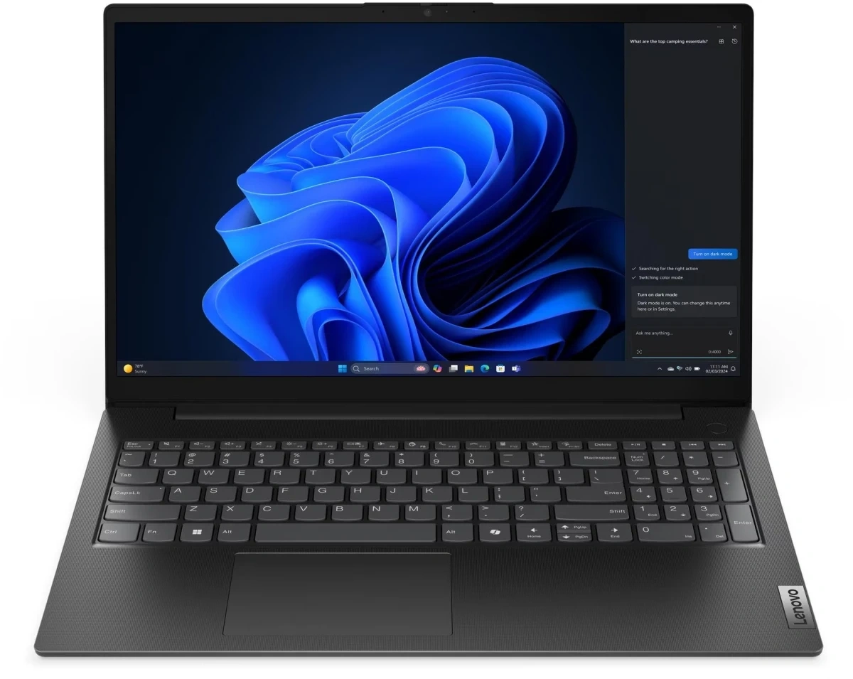 Lenovo V15 G5 IRL (2025) Чёрный (15.6", Intel Core i5-13420H, 16 Гб, 512 Гб SSD, Intel UHD Graphics, noOS) 83GW0066PB. Фото 1