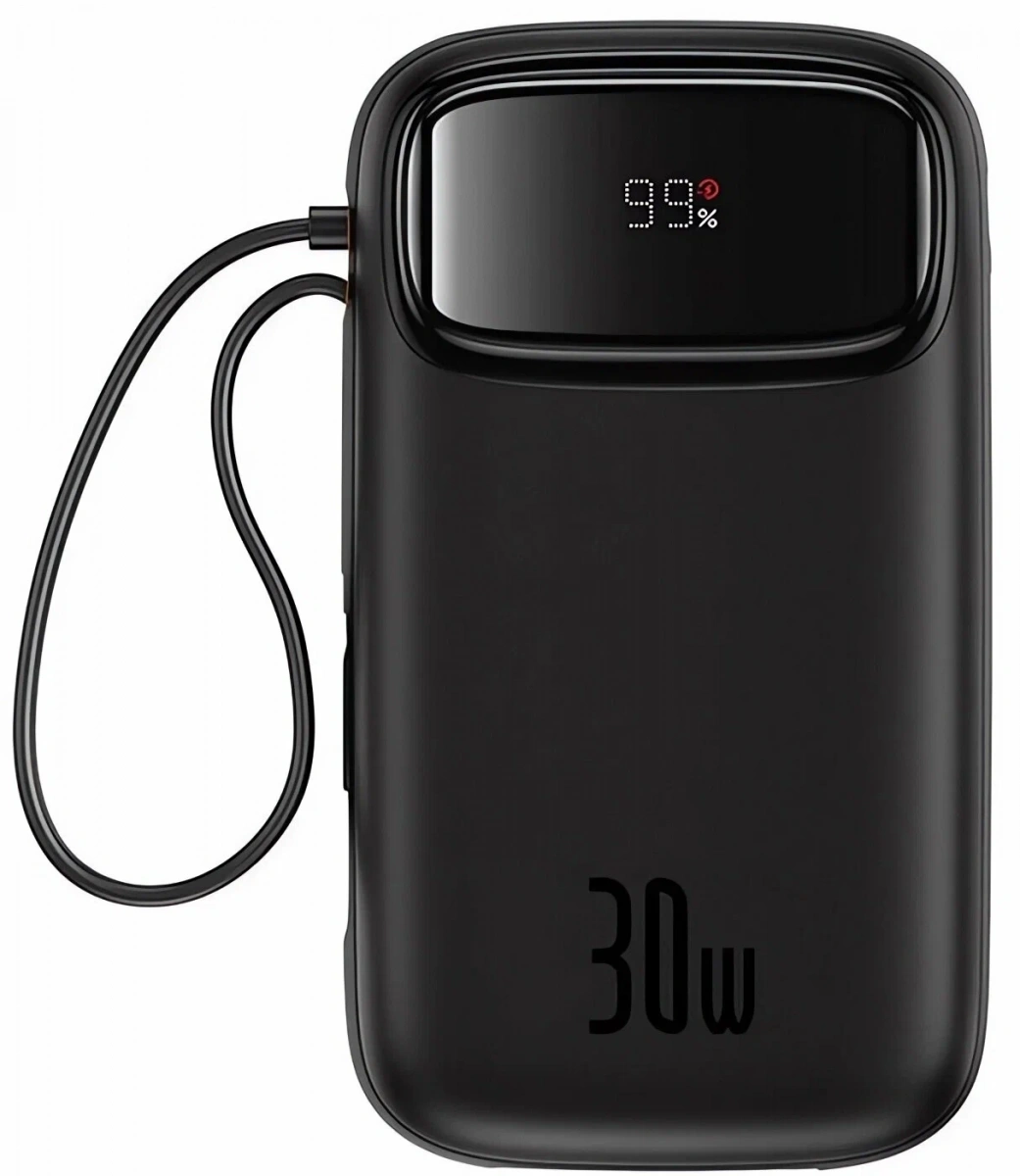 Внешний аккумулятор Baseus QPow 2 30W 20000mAh, Black (P10055005112-00). Фото 1