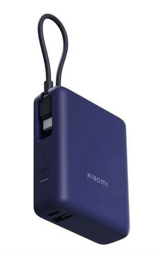 Внешний аккумулятор XiaoMi Power Bank Wireless 33W 10000mAh с кабелем USB-C PB1033MI, Синий (BHR9332CN). Фото 4