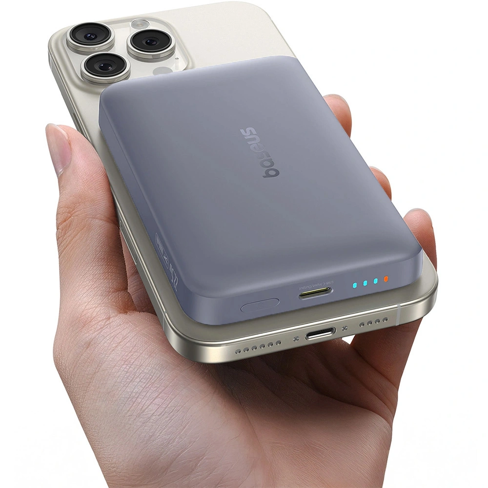 Внешний аккумулятор Baseus MagSafe EnerFill FM11 22.5W 10000mAh, Серый (E0026602). Фото 3