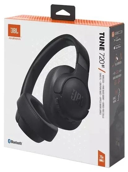 Беспроводные наушники JBL Tune 720BT, Чёрные. Фото 6