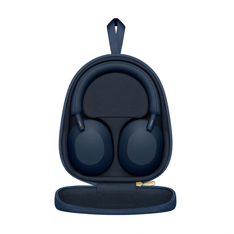 Беспроводные наушники Sony WH-1000XM5/BM с шумоподавлением, Синие. Фото 5