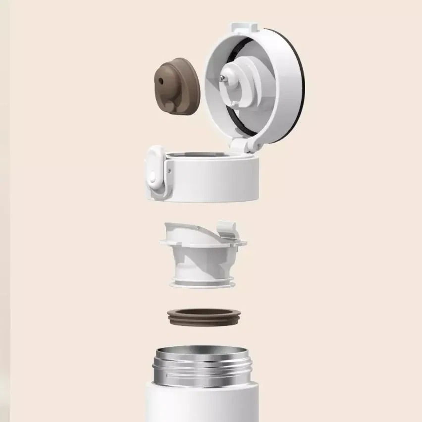 Термос XiaoMi Quange Thermos Cup 400ml, White (BW200). Фото 3