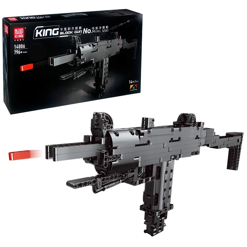 Конструктор Mould King Block Gun 14006. Пистолет-пулемет Mini Uzi, 796 деталей.. Фото 1