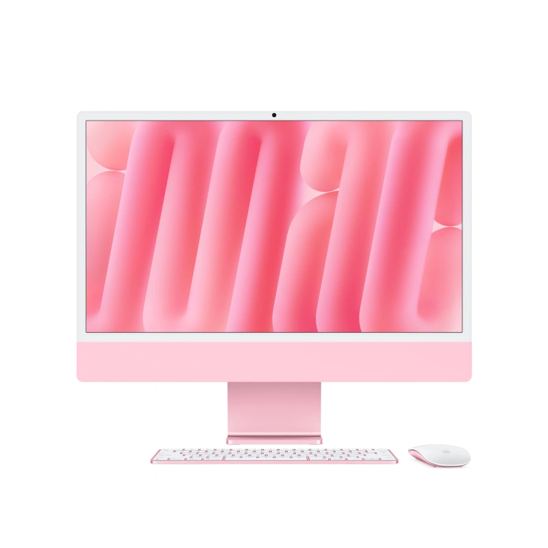 Apple iMac 24" Retina 4,5K, (MWV43) (M4, 10-ядер CPU, 10-ядер GPU, 16 ГБ, 256 ГБ SSD, 2024), Розовый. Фото 2