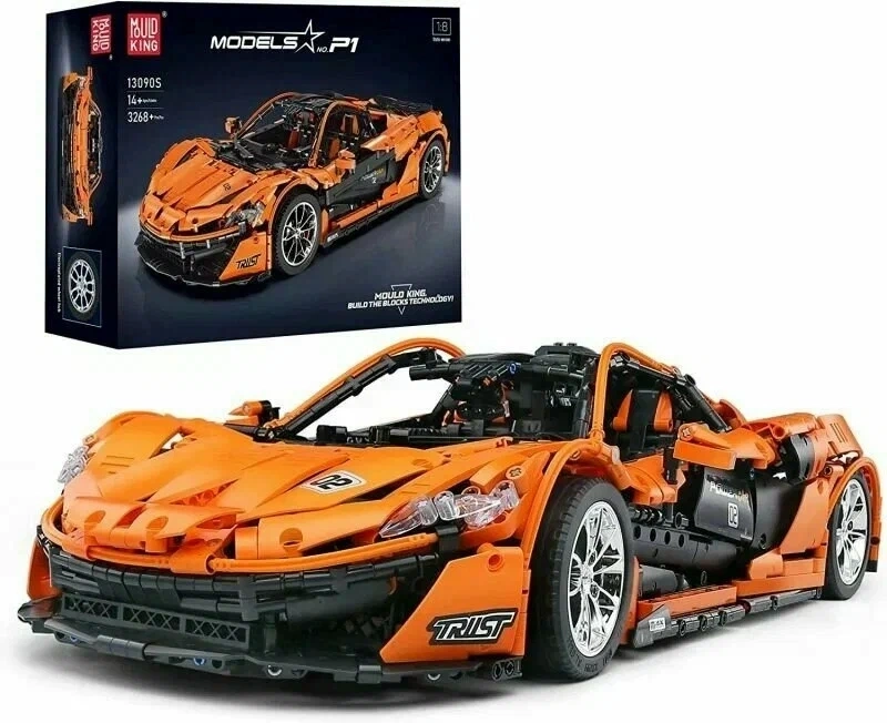 Конструктор Mould King Models 13090S. McLaren P1 hypercar 1:8, 3268 деталей. Фото 1