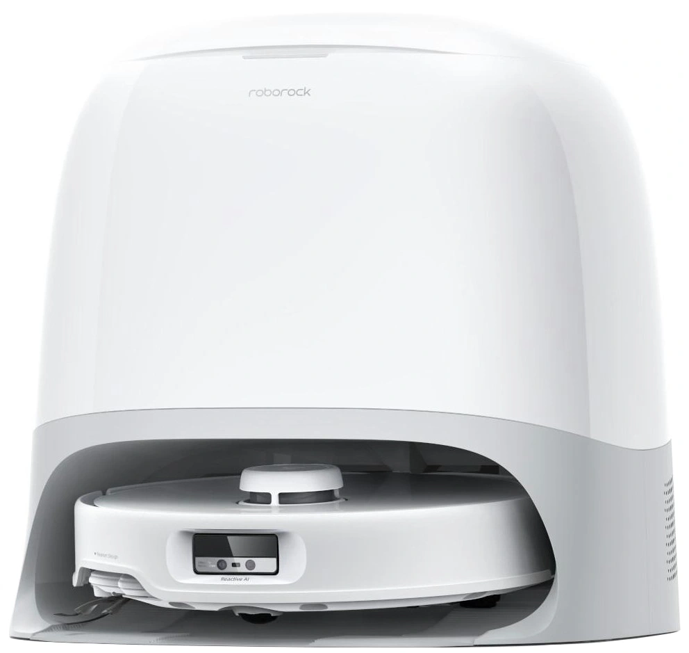 Робот-пылесос Roborock Qrevo Curv 5A1, White (RRE0VIC+EWFD26HRR). Фото 1