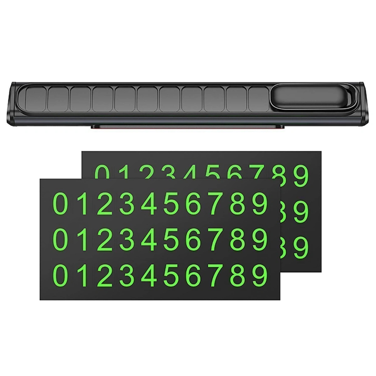 Временная карта парковки Borofone FC3 Aluminum Alloy Metal, Серая. Фото 5