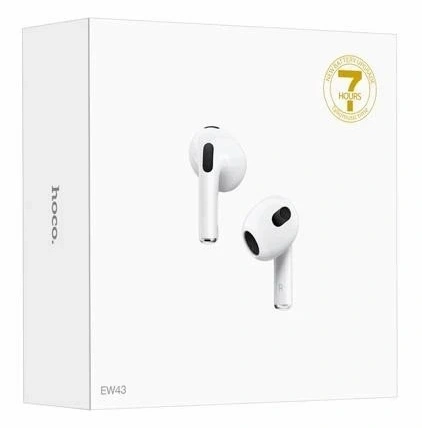 Беспроводные наушники Hoco EW43 TWS, Белые. Фото 5